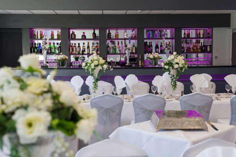 Barnstaple Hotel Wedding Tables and Bar