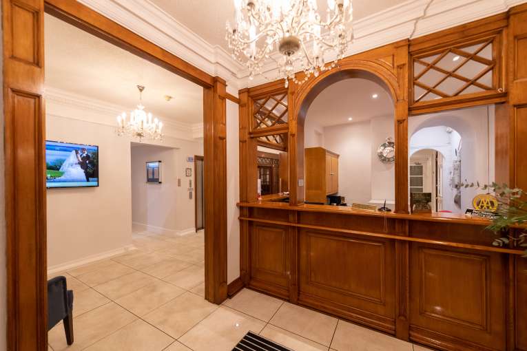 Belmont hotel reception