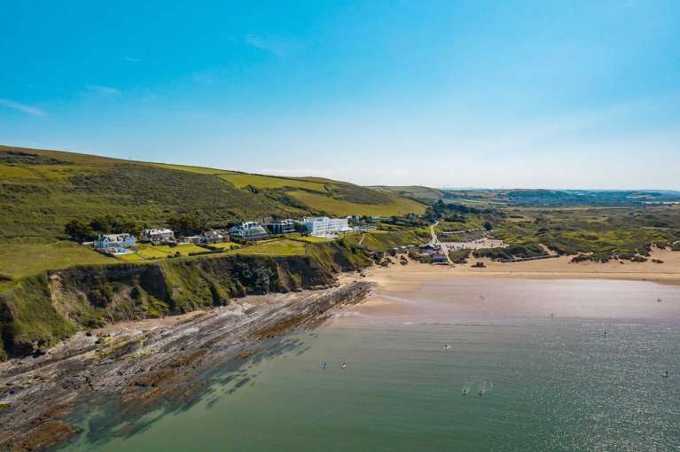Saunton Sands Hotel from a distance