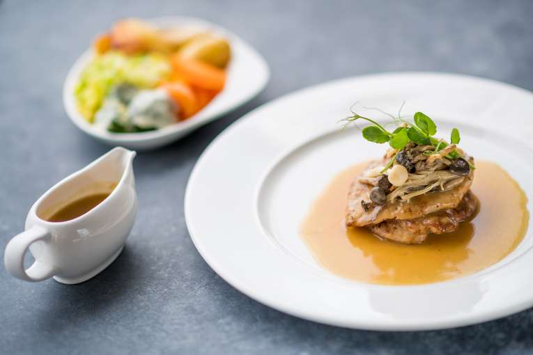 Pork Dish at Belmont Hotel